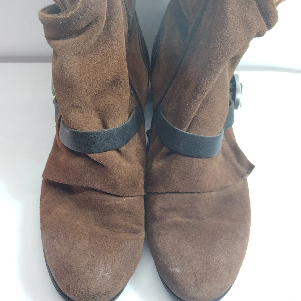 Mis Mooz Sydney Apocalypse Boots l Size 9.5 40 EU l Discontinued l Double Buckle - Picture 14 of 16